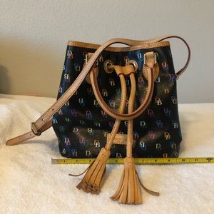 Dooney and Bourke bucket multicolored bag